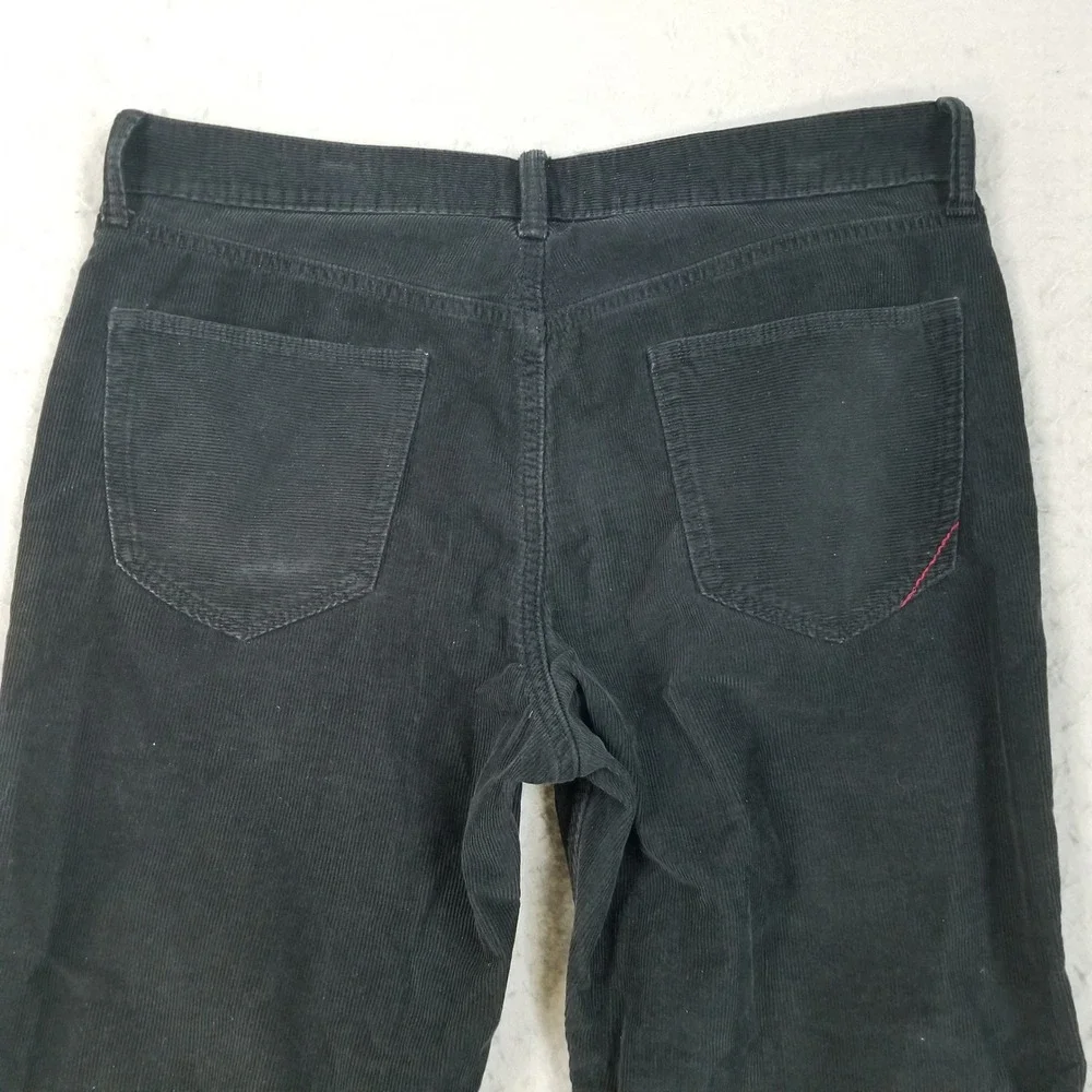 Banana Republic Pants Mens 34x30 Black Corduroy Straight Fit 100% Cotton Cords
